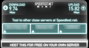 WiFi speedtest